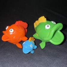 Lot of 3 Replacement Magnetic Fish for Resources Pretend  Play Fishing Set