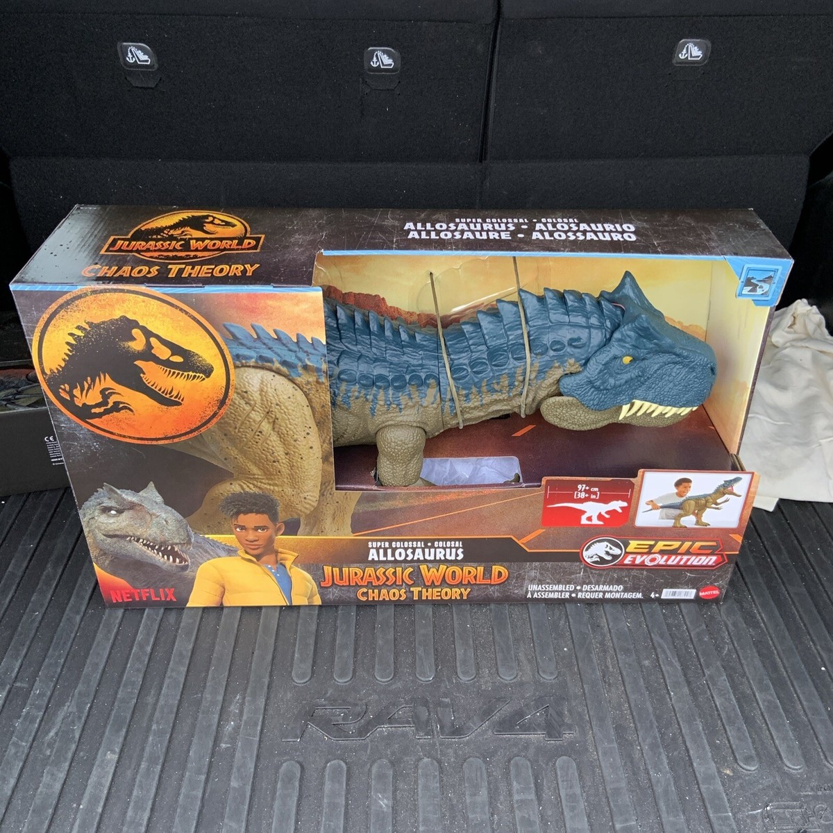 Large Action Figure For Kids Jurassic World Super Colossal Allosaurus ...