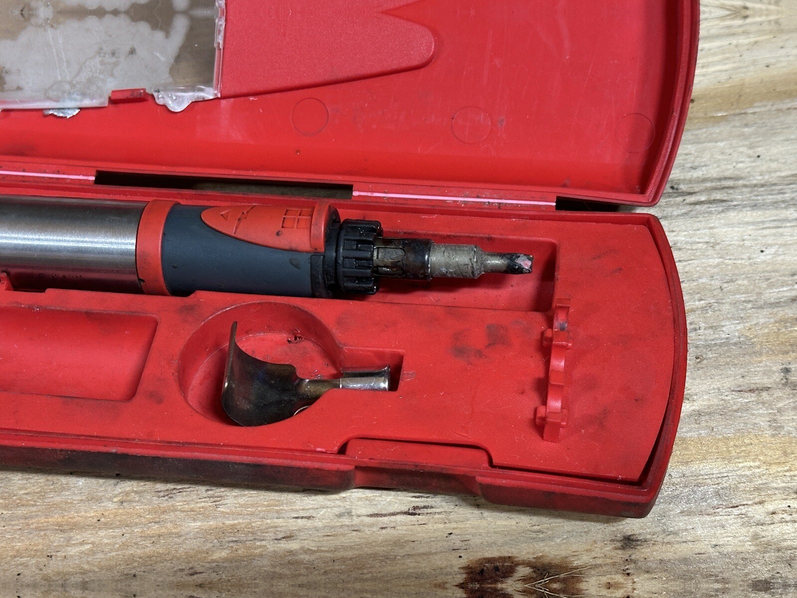 Snapon YAS32A Butane Gas Cordless Soldering Iron Torch Kit w/ Case eBay
