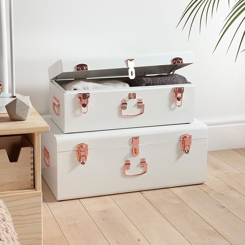 Vintage Suitcases Stackable Storage 