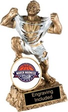 MARCH MADNESS BASKETBALL MONSTER ZOMBIE HULK AWARD TROPHY FREE ENGRAVING