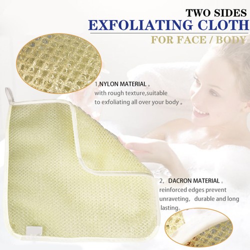 5pcs Shower Towel Exfoliator Shower Towel Exfoliating Scrub shower brush - Bild 5 von 11