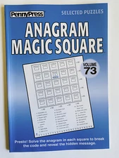 Volume 73 Anagram Magic Squares Penny Press Selected Puzzles hidden message