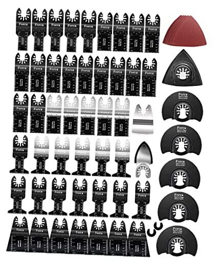 72pcs Universal Oscillating Multi-Tool Blades Kit for Metal & Wood Cutting