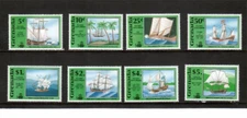 Grenada 1991 - Columbus Ships - Set Of 8 Stamps - Scott #1951-8 - MNH