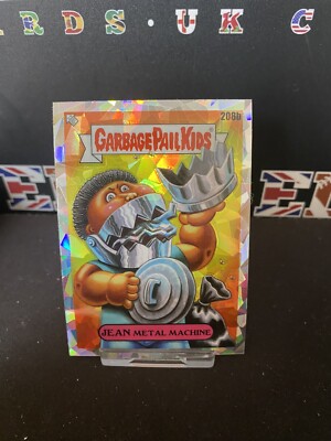 Jean Metall Maschine #208b Mülleimer Kinder Chrom S5 Topps 2022 Atomic B2-T11