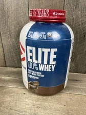 Dymatize Elite 100% Whey Protein Powder Rich Chocolate 5lb Unopened Exp. 12/25