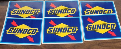 Sunoco Oil Car Decals 2013 Turbo Movie Pack Of Six 6.75 x 4.5