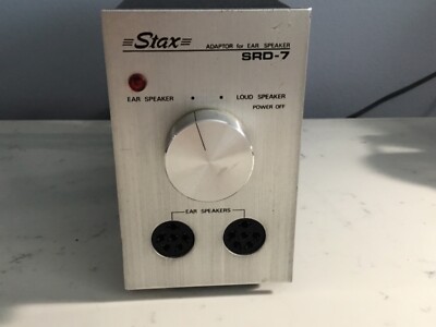 AUTHENTIC STAX SRD-7 ADAPTOR FOR EAR SPEAKER AMPLIFIER MUST SEE NO