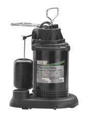 NEW WAYNE SPF33 SUBMERSIBLE PLASTIC USA MADE 1/3 HP WATER SUMP PUMP & SWITCH