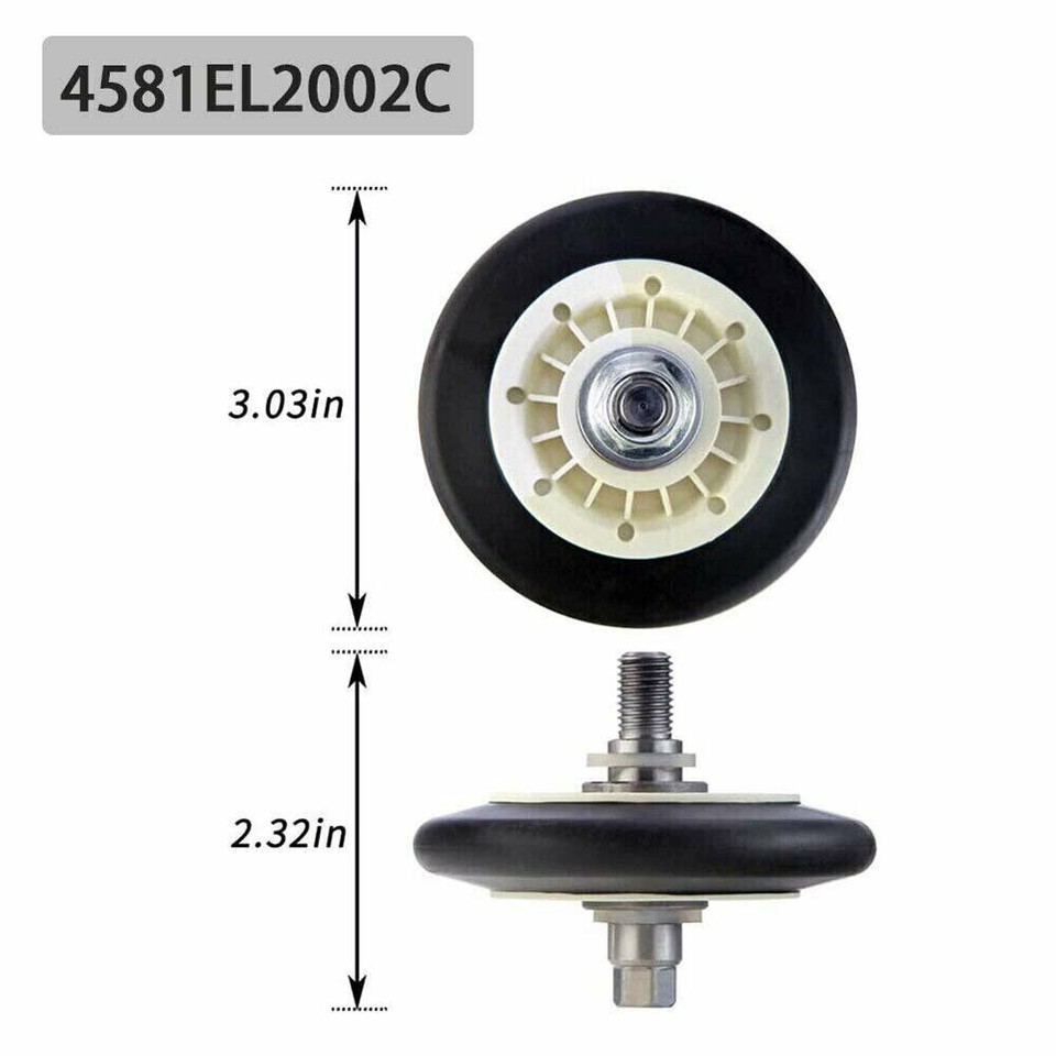 For LG Kenmore Dryer Drum Maintenace Repair Kit Rrum Roller +Belt