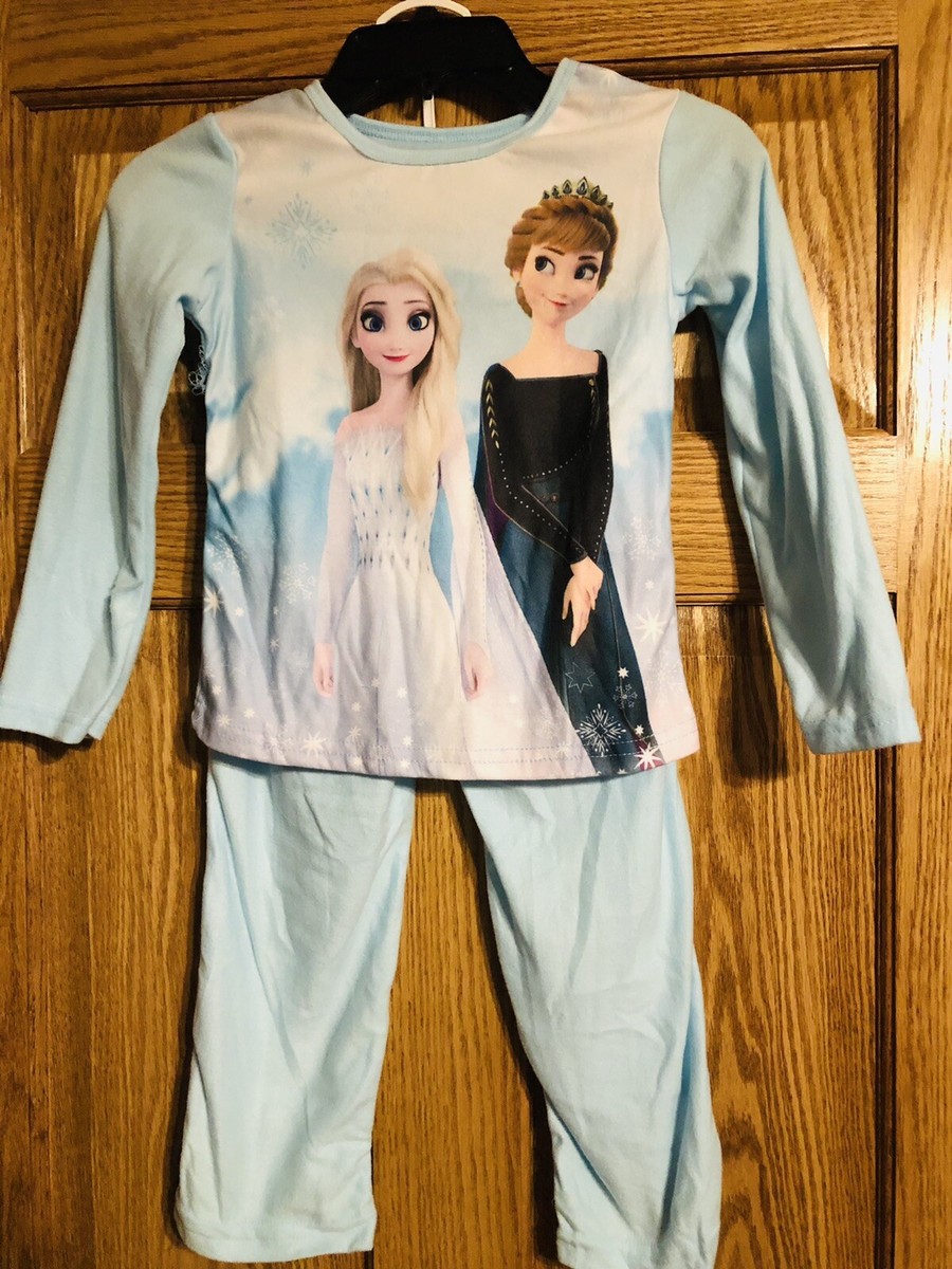 Girls Frozen Pajamas Sleep Set 2-Piece Size 4/5