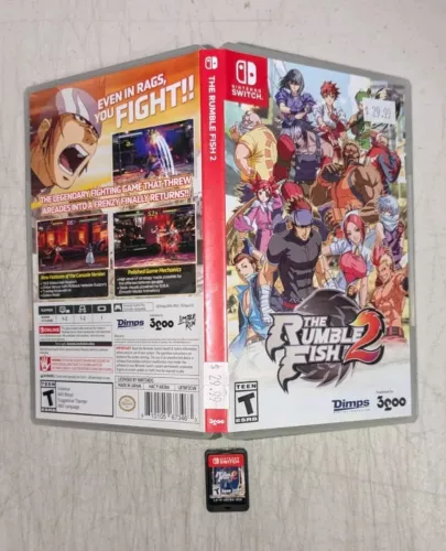 The Rumble Fish 2 (Nintendo Switch) Complete SHIPS FAST!!!