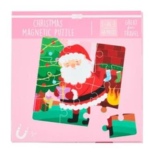 Mud Pie Santa Tree Christmas Story Magnetic 3 in 1 Travel Activity Puzzle Toy