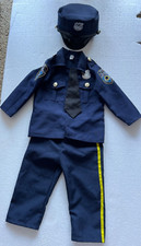Police Officer Halloween Costume Toddler Size 2-3T