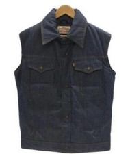 Levi's Vintage 70 Ski Levis Denim Down Vest Men L Vintage Limited Edition Rare M