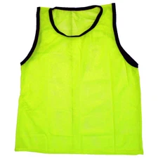 Adult Yellow Scrimmage Training Vests Pinnie Uniform