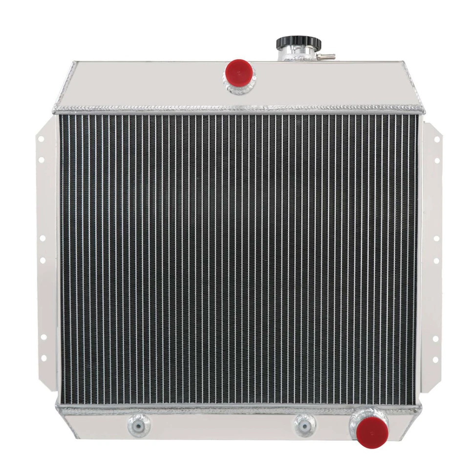 3 Row Radiator+Shroud Fan For 1949-1954  CHEVY BEL AIR CAR SEDAN COUPE V8 Foto 4 de 4