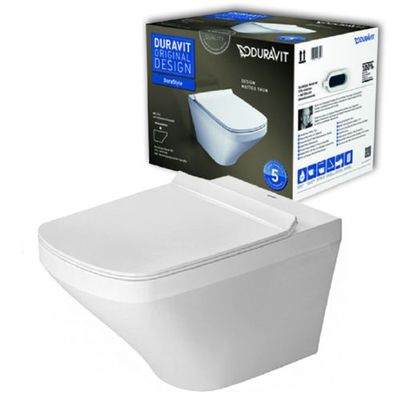 Duravit DuraStyle Wandtiefspül WC Set spülrandlos mit Softclose Sitz 45510900A1