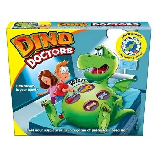 Dino Doctors Surgical Skill Dinosaur Game Fun Dexterity Board Game for Kids