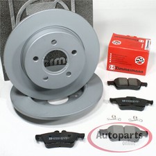 Zimmermann Bremsscheiben Ø 253 mm + Bremsbeläge hinten für Ford Fiesta VII