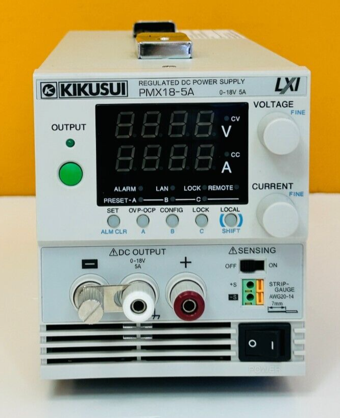 Kikusui PMX18-5A 18 V, 5 A, USB, RS-232C, Programmable DC Power