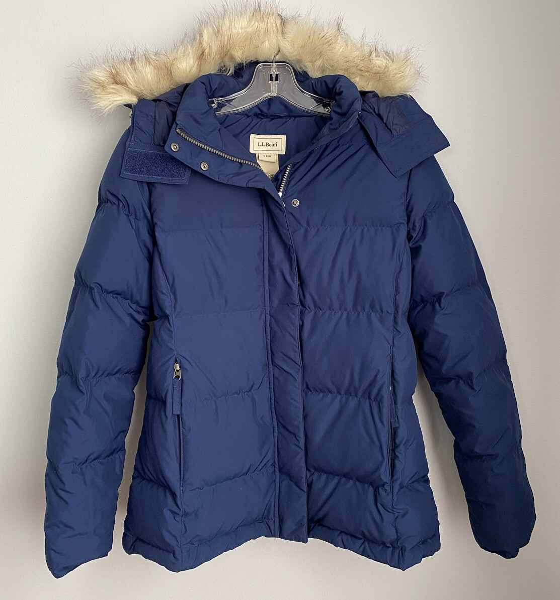 LL Bean Women's Ultrawarm Down Jacket Coat Dark Blue Small Reg 234009 eBay