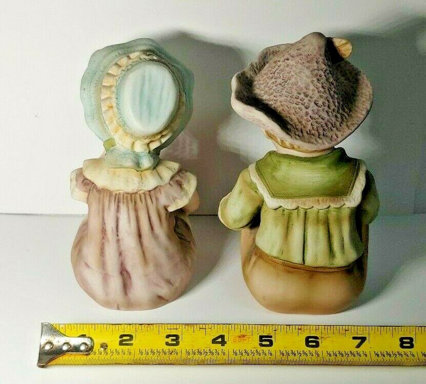 Vintage Bisque Piano Baby 2 Babies FIGURINES 6162&6682 DESIGN