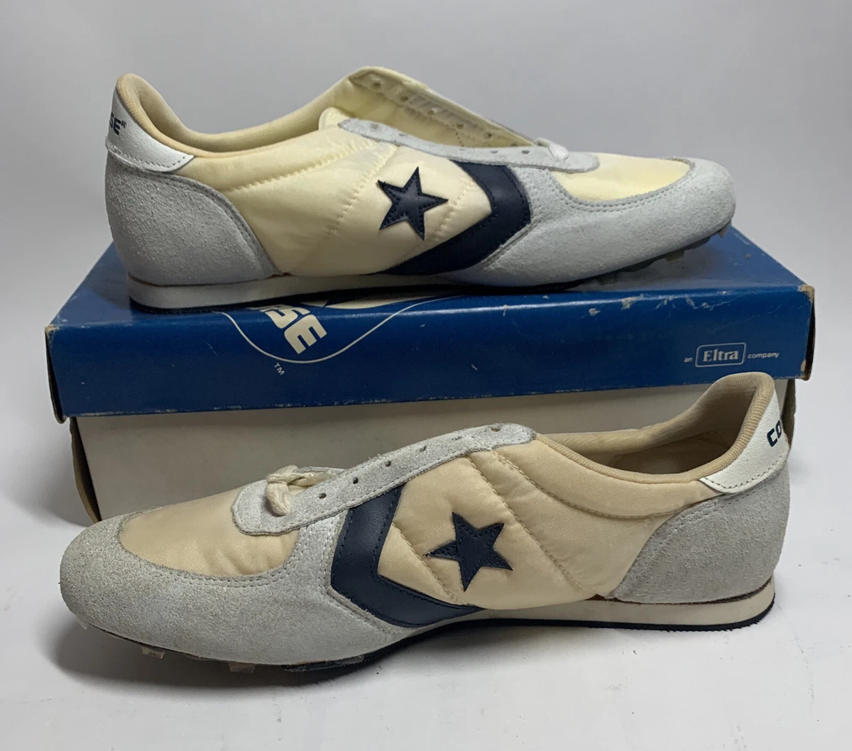 Vtg NOS Converse One Star Track Spikes Sz. 9.5 Spiked Running Shoe