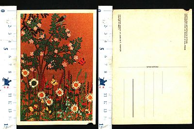 Kunstkarte Von Malern, Die Mit Dem Mund Oder Mit Dem Fuß Malen - Blumen - 55500