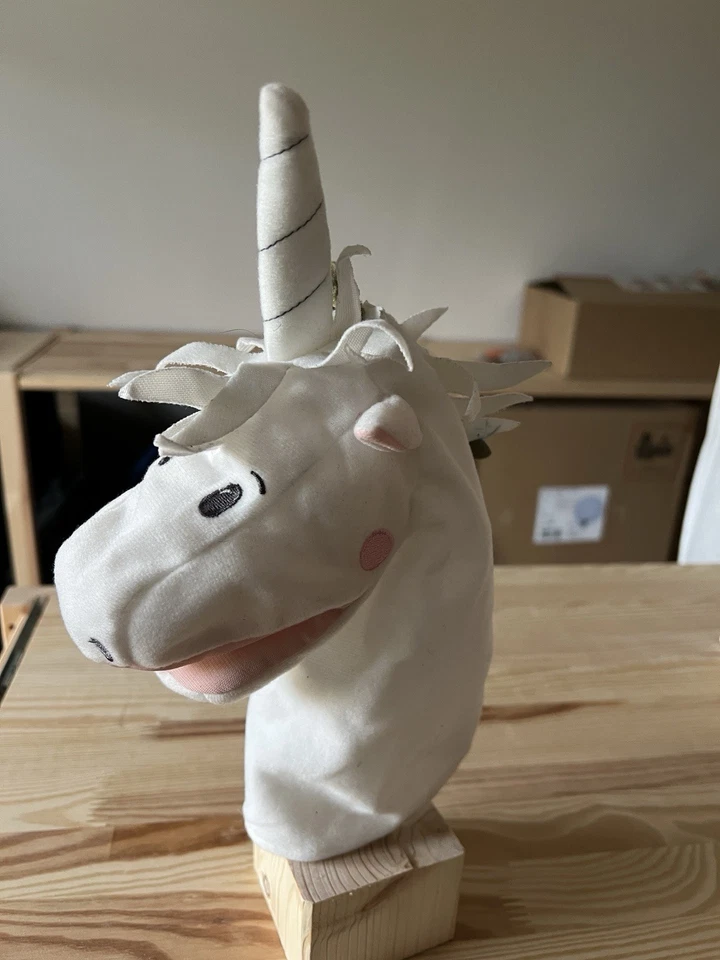IKEA Einhorn, FANTASIVÄRLD Handpuppe 29cm Gebraucht Einhorn - Bild 3 von 3