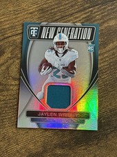 Jaylen Wright 2024 Panini Totally Certified Rookie Miami Dolphins #NGJ-JWT NFL