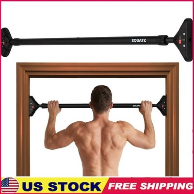 Extra Wide No Drill Pull Up Bar Doorway Triple Lock System Portable Gym 440 lbs