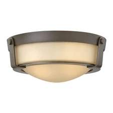 Hinkley Lighting Hathaway 2 Light Foyer Flush Mount, Olde Bronze - 3223OB