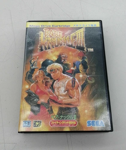 Sega Bare Knuckle III Streets of Rage 3 Mega Drive G-4116 Japan Ver.