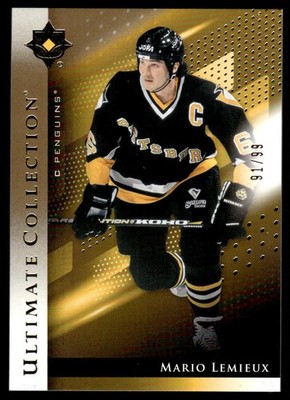 2025-26 Upper DeckUltimate Collection Gold Mario Lemieux 91/99 Pittsburgh