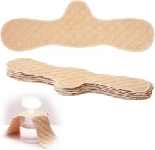 Boyiee 9 Pcs Cotton Bra Liners 3 Layer Reusable Washable Under Medium, Nude 