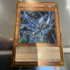 Assault Wyvern MVP1-ENG03 Yu-Gi-Oh! Card Gold Rare 1st Edition