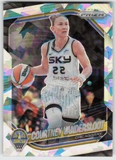 2025 Panini Prizm WNBA #124 Courtney Vandersloot Ice Prizms