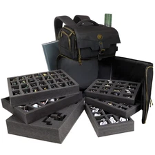ENHANCE Miniature Painting Storage Backpack - Case for Minis, Paint, and Brushes