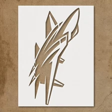 Dynamic Aircraft Silhouette Stencil for Unique Crafting Projects - StencilAir