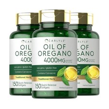 Oregano Oil 400mg Softgels with Carvacrol Non...