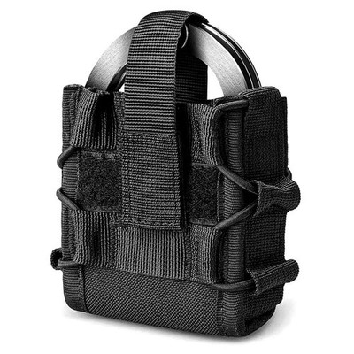 Open Top Handcuff Case Pouch for Molle Vest & Duty Belt Handcuff Holder