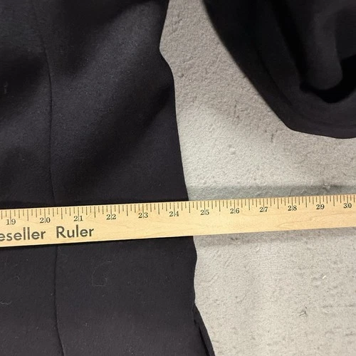 Charles Tyrwhitt Overcoat Zanieri Italian Cashmere/Wool 48R Navy Surgeon Cuff image 13