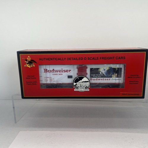 MTH Premier 20-94216 Anheuser Busch Budweiser 40’ Steel Sided Beer Reefer O NEW - Picture 7 of 10