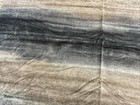 Remnant Fabric Soft Chenille Feel With Blues Grays & Browns Less Than 1 Yd