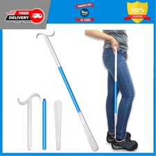 35.5 Inch Long Handled Shoe Horn Dressing Stick and Sock Remover Aid for Seniors