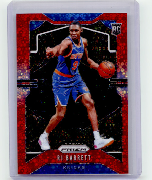 RJ Barrett 2019-20 Panini Prizm Prizm Fast Break Red RC #250 Knicks /125