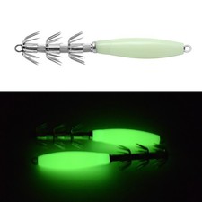 5pcs Large Glow Night Fishing Squid Hook Jigs Sharp Hook Sea Baits Lures 20g-48g