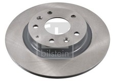 2x Febi Rear Solid Brake Discs Fits Mazda Cx-3 280mm